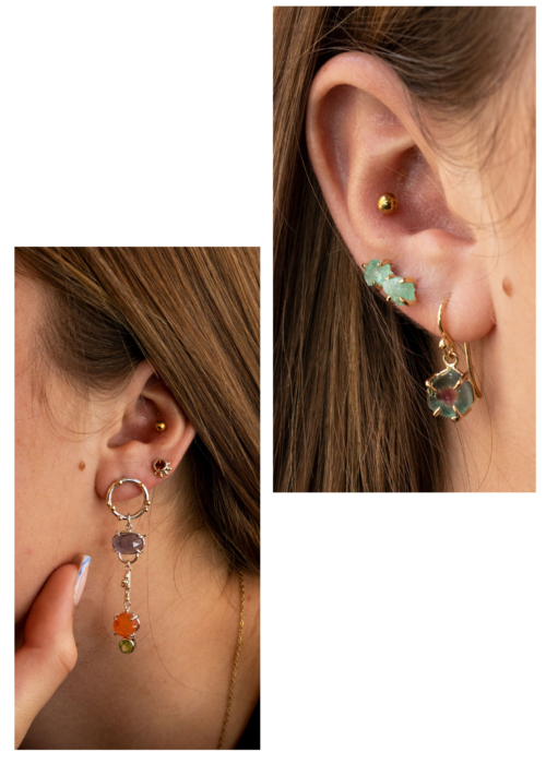 5 earrings
